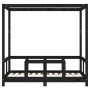 Estructura de cama para niños madera de pino negro 70x140 cm de , Cunas y camas para niños - Ref: Foro24-834512, Precio: 113,...
