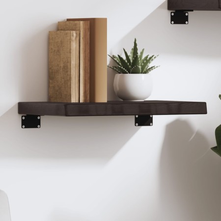 Estante de pared madera roble tratada marrón oscuro 40x20x4 cm de , Estantes y estanterías - Ref: Foro24-363744, Precio: 13,6...