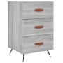 Mesita de noche madera de ingeniería gris Sonoma 40x40x66 cm de , Mesitas de noche - Ref: Foro24-827634, Precio: 61,95 €, Des...