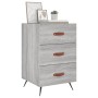 Mesita de noche madera de ingeniería gris Sonoma 40x40x66 cm de , Mesitas de noche - Ref: Foro24-827634, Precio: 61,95 €, Des...