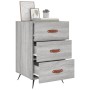 Mesita de noche madera de ingeniería gris Sonoma 40x40x66 cm de , Mesitas de noche - Ref: Foro24-827634, Precio: 61,95 €, Des...