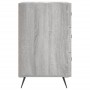 Mesita de noche madera de ingeniería gris Sonoma 40x40x66 cm de , Mesitas de noche - Ref: Foro24-827634, Precio: 61,95 €, Des...