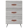 Mesita de noche madera de ingeniería gris Sonoma 40x40x66 cm de , Mesitas de noche - Ref: Foro24-827634, Precio: 61,95 €, Des...