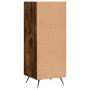 Estantería madera de ingeniería roble ahumado 34,5x32,5x90 cm de , Aparadores - Ref: Foro24-828705, Precio: 38,89 €, Descuent...