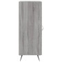 Aparador madera de ingeniería gris Sonoma 34,5x34x90 cm de , Aparadores - Ref: Foro24-828770, Precio: 43,73 €, Descuento: %