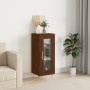 Aparador madera de ingeniería marrón roble 34,5x34x90 cm de , Aparadores - Ref: Foro24-828787, Precio: 56,17 €, Descuento: %