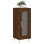 Aparador madera de ingeniería marrón roble 34,5x34x90 cm de , Aparadores - Ref: Foro24-828787, Precio: 56,17 €, Descuento: %