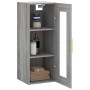 Armario de pared gris Sonoma 34,5x34x90 cm de , Aparadores - Ref: Foro24-828906, Precio: 52,39 €, Descuento: %