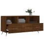 Mueble de TV madera de ingeniería marrón roble 102x36x50 cm de , Muebles TV - Ref: Foro24-829011, Precio: 56,05 €, Descuento: %