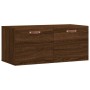 Armario de pared madera ingeniería marrón roble 80x36,5x35 cm de , Taquillas y armarios de almacenamiento - Ref: Foro24-83005...