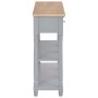 Mesa consola de MDF gris 120x30x76 cm de , Mesas auxiliares - Ref: Foro24-280017, Precio: 153,27 €, Descuento: %