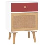 Mesitas de noche 2 uds madera contrachapada blanco 40x30x55 cm de , Mesitas de noche - Ref: Foro24-352143, Precio: 94,16 €, D...