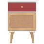 Mesitas de noche 2 uds madera contrachapada blanco 40x30x55 cm de , Mesitas de noche - Ref: Foro24-352143, Precio: 94,16 €, D...