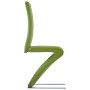 Sillas de comedor forma de zigzag 2 uds cuero sintético verde de , Sillas de comedor - Ref: Foro24-281898, Precio: 226,98 €, ...