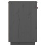 Armario de escritorio madera maciza de pino gris 40x50x75 cm de , Taquillas y armarios de almacenamiento - Ref: Foro24-820099...