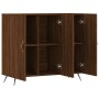 Aparador de madera de ingeniería marrón roble 90x34x80 cm de , Aparadores - Ref: Foro24-828083, Precio: 84,35 €, Descuento: %