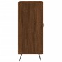 Aparador de madera de ingeniería marrón roble 90x34x80 cm de , Aparadores - Ref: Foro24-828083, Precio: 84,35 €, Descuento: %