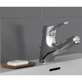 SCHÜTTE Grifo mezclador de lavabo con ducha extraíble ATTICA cromado de , Grifos - Ref: Foro24-434557, Precio: 92,14 €, Descu...