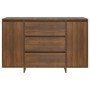 Aparador con 3 cajones marrón roble 120x41x75 cm de , Aparadores - Ref: Foro24-813064, Precio: 154,00 €, Descuento: %