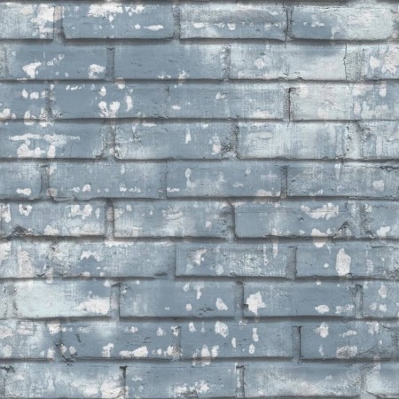Noordwand Papel de pared Urban Friends & Coffee Bricks azul y blanco de , Papel pintado - Ref: Foro24-425319, Precio: 20,42 €...