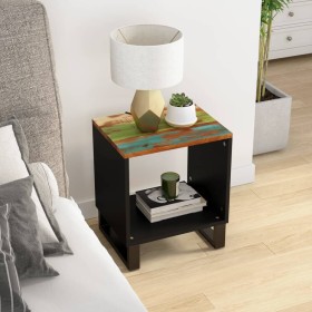 Mesa de centro madera reciclada y contrachapada 40x31x46 cm de , Mesas de centro - Ref: Foro24-350642, Precio: 52,90 €, Descu...