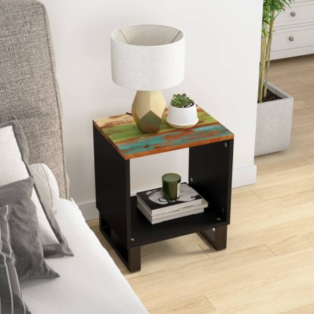 Mesa de centro madera reciclada y contrachapada 40x31x46 cm de , Mesas de centro - Ref: Foro24-350642, Precio: 52,90 €, Descu...