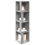 Mueble de esquina madera ingeniería gris hormigón 33x33x132 cm de , Taquillas y armarios de almacenamiento - Ref: Foro24-8090...