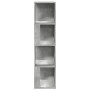 Mueble de esquina madera ingeniería gris hormigón 33x33x132 cm de , Taquillas y armarios de almacenamiento - Ref: Foro24-8090...