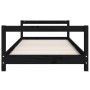 Estructura de cama para niños madera de pino negro 80x160 cm de , Cunas y camas para niños - Ref: Foro24-834401, Precio: 105,...