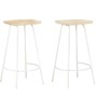 Taburetes de cocina 2 unidades madera maciza de mango de , Taburetes de cocina - Ref: Foro24-320649, Precio: 174,83 €, Descue...