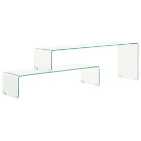 Set mesas de centro 2 pzas vidrio templado 90x30x20/110x30x40cm de , Mesas de centro - Ref: Foro24-284728, Precio: 200,50 €, ...