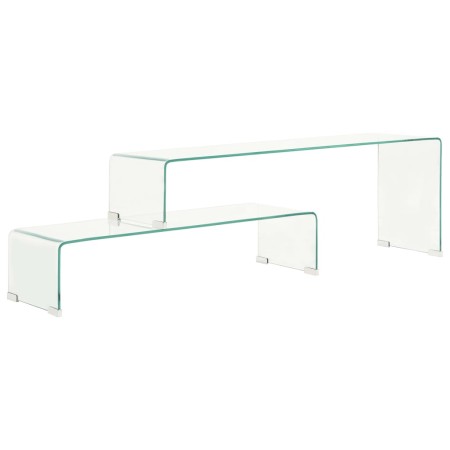 Set mesas de centro 2 pzas vidrio templado 90x30x20/110x30x40cm de , Mesas de centro - Ref: Foro24-284728, Precio: 200,50 €, ...