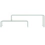 Set mesas de centro 2 pzas vidrio templado 90x30x20/110x30x40cm de , Mesas de centro - Ref: Foro24-284728, Precio: 200,50 €, ...