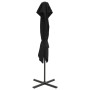 Sombrilla jardín voladiza con cubierta doble negro 250x250 cm de , Sombrillas - Ref: Foro24-312356, Precio: 240,73 €, Descuen...