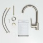 SCHÜTTE Grifo mezclador para fregadero CORNWALL acero inoxidable de , Grifos - Ref: Foro24-425821, Precio: 89,15 €, Descuento: %