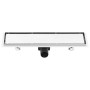 Desagüe de ducha con cubierta 2 en 1 acero inoxidable 53x14 cm de , Desagües - Ref: Foro24-146006, Precio: 47,46 €, Descuento: %