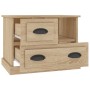 Mesita de noche color roble Sonoma 60x39x45 cm de , Mesitas de noche - Ref: Foro24-816363, Precio: 68,64 €, Descuento: %