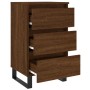 Mesitas noche 2 uds madera ingeniería marrón roble 40x35x69 cm de , Mesitas de noche - Ref: Foro24-826955, Precio: 79,29 €, D...