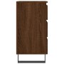 Mesitas noche 2 uds madera ingeniería marrón roble 40x35x69 cm de , Mesitas de noche - Ref: Foro24-826955, Precio: 79,29 €, D...
