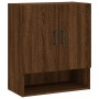Armario de pared madera de ingeniería marrón roble 60x31x70 cm de , Taquillas y armarios de almacenamiento - Ref: Foro24-8299...
