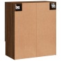 Armario de pared madera de ingeniería marrón roble 60x31x70 cm de , Taquillas y armarios de almacenamiento - Ref: Foro24-8299...
