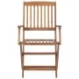 Sillas de jardín plegables 4 uds y cojines madera maciza acacia de vidaXL, Sillas de jardín - Ref: Foro24-3064636, Precio: 19...