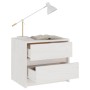 Mesitas de noche 2 uds madera maciza pino blanco 40x30,5x35,5cm de , Mesitas de noche - Ref: Foro24-808076, Precio: 86,33 €, ...