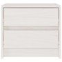 Mesitas de noche 2 uds madera maciza pino blanco 40x30,5x35,5cm de , Mesitas de noche - Ref: Foro24-808076, Precio: 86,33 €, ...