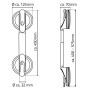 RIDDER Agarre telescópico con ventosa 12 cm 100 kg A0150301 de , Asideros de seguridad - Ref: Foro24-421619, Precio: 50,05 €,...