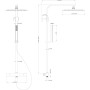 SCHÜTTE Sistema termostático de ducha doble SUMBA de , Cabezales de ducha - Ref: Foro24-425814, Precio: 295,52 €, Descuento: %