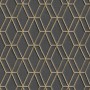 DUTCH WALLCOVERINGS Papel de pared hexagonal negro y dorado de , Papel pintado - Ref: Foro24-437405, Precio: 31,24 €, Descuen...