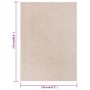 Alfombra de pelo corto beige oscuro 120x170 cm de , Alfombras - Ref: Foro24-340339, Precio: 50,15 €, Descuento: %