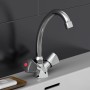 SCHÜTTE Grifo mezclador bimando para lavabo SAVINO cromado de , Grifos - Ref: Foro24-438687, Precio: 44,01 €, Descuento: %