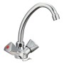 SCHÜTTE Grifo mezclador bimando para lavabo SAVINO cromado de , Grifos - Ref: Foro24-438687, Precio: 44,01 €, Descuento: %